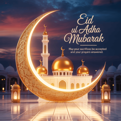 Noor-e-Chandni | Eid Ul Adha Mubarak cover image.
