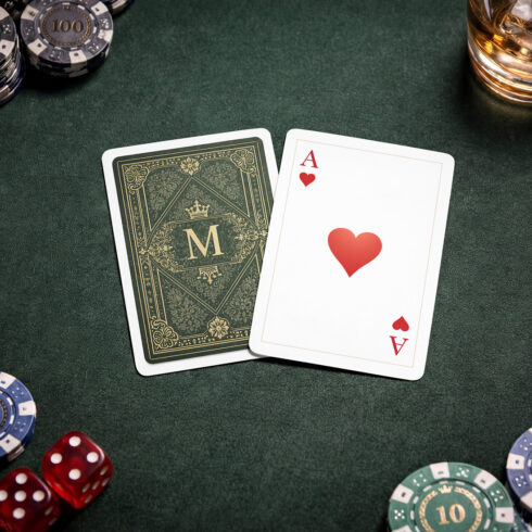 Poker Playing Cards Mockup cover image.