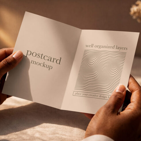 Postcard Mockup cover image.