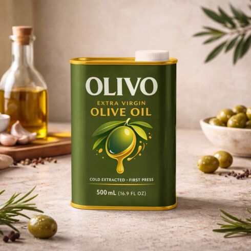 Oil Tin Can Mockup cover image.