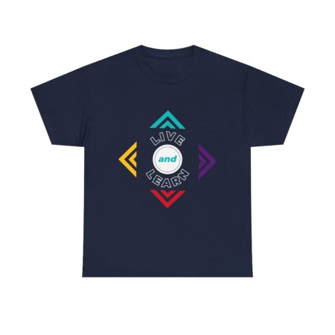 Live and Learn T-Shirt Design Bundle cover image.