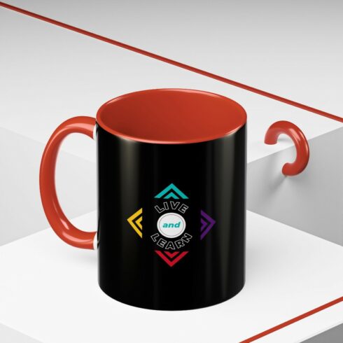 Live and Learn Accent Coffee Mug Mockup bundle cover image.
