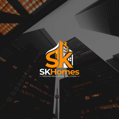 Real Estate Logo (SK Homes) cover image.