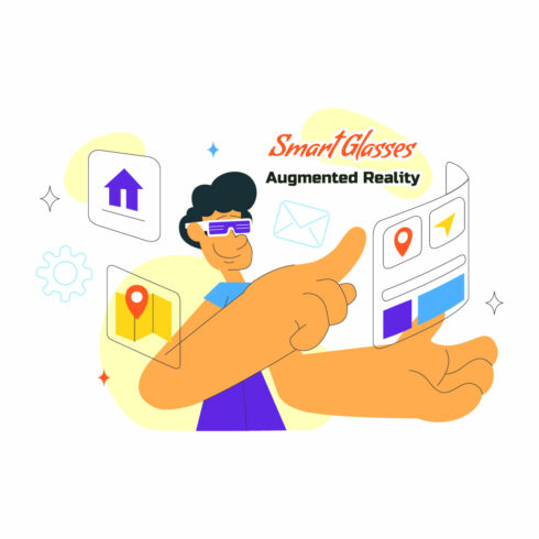 10 Smart Glasses Augmented Reality Illustration cover image.