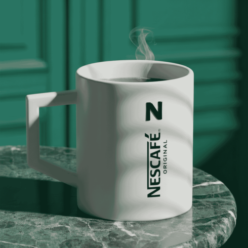 “Nescafé Coffee & Tea Duo with Original Logo Design” cover image.