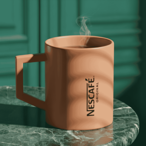 “Nescafé Coffee & Tea Duo with Original Logo Design” cover image.