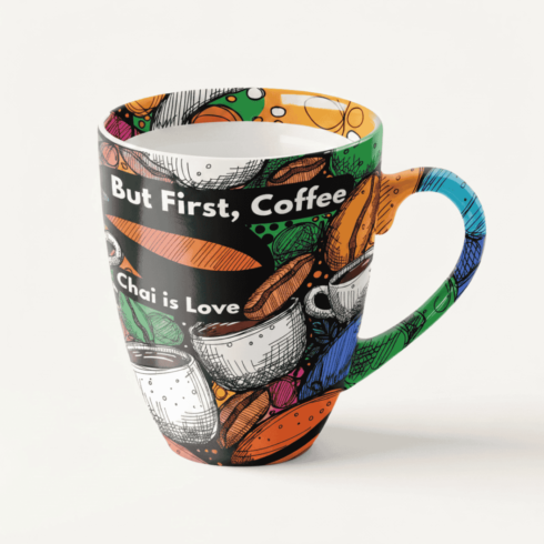 Sips of Style: Vibrant & Classic Coffee Mug Pair cover image.