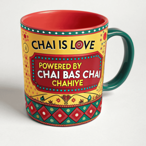 “Bas Chai Chahiye – Truck Art Typography Collection” cover image.