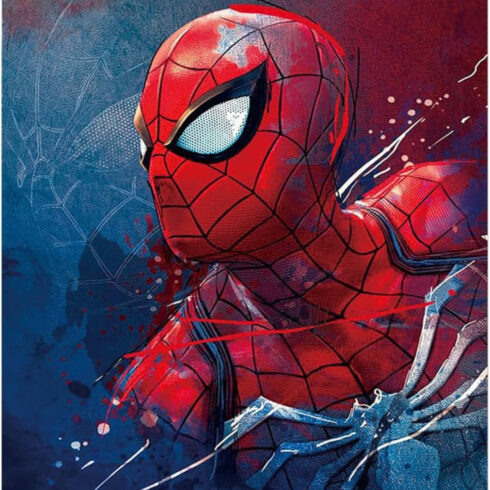 Spiderman t-shirt design cover image.