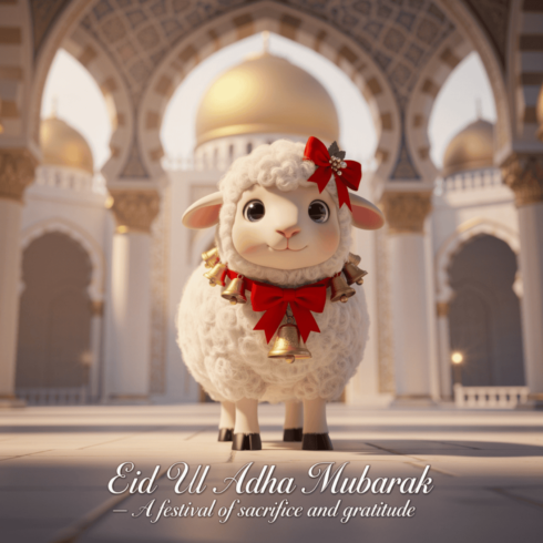 Eid’s Little Ambassador T-shirt Design cover image.