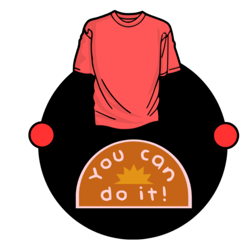 t-shirt design cover image.