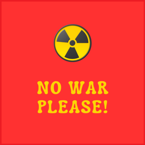 NO WAR T-shirt design cover image.