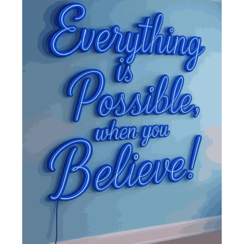 Everything Is Possible Neon Sign cover image.