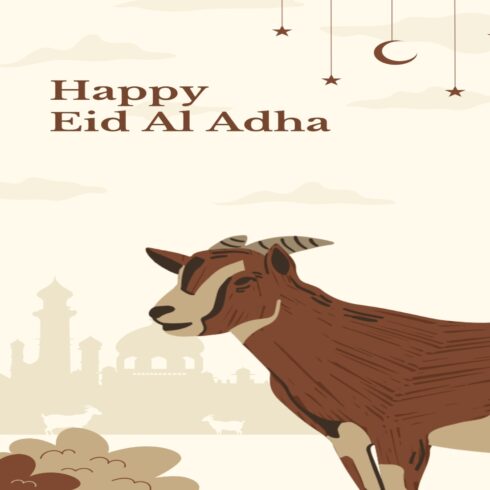 eid al adha t shirt design cover image.