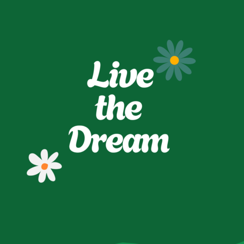 Minimal floral motivational Quote design cover image.