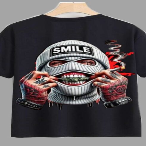"Hidden Smile Vintage Mask Tee" cover image.