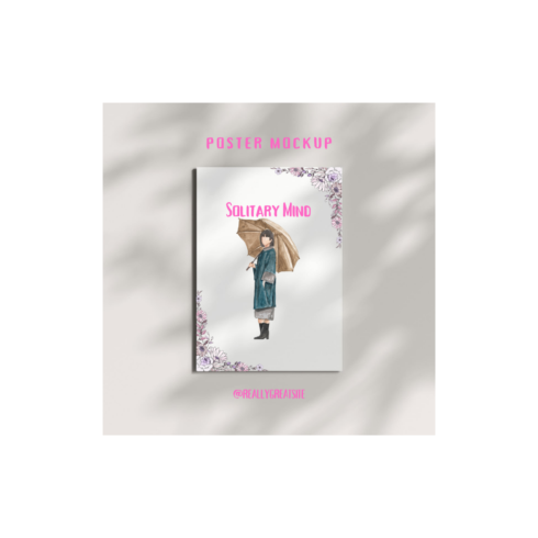 Aesthetic Solitary Mind Wall Art | Minimalist Room Decor cover image.