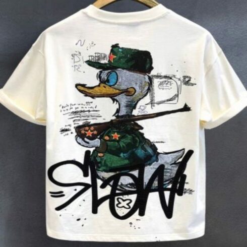 Military Duck Graffiti Tee cover image.