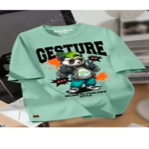 Gesture Panda Streetwear Tee cover image.