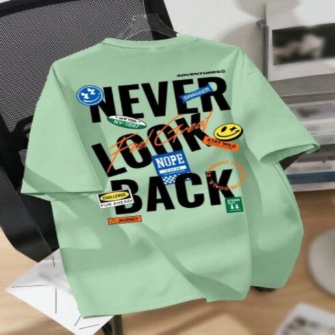 Mint Green Graphic Streetwear Shirt cover image.