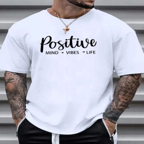 "Positive Chain" t shirt cover image.
