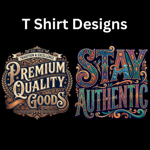 Stay Authentic ā Intricate Psychedelic Vintage Typography Artwork cover image.
