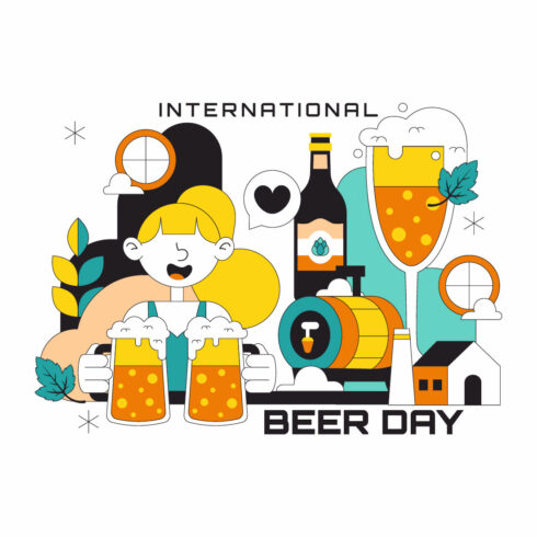10 International Beer Day Illustration cover image.