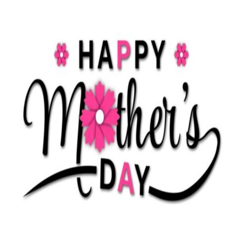 Happy Mother's Day Pink Daisy - Floral Script Typography Design cover image.