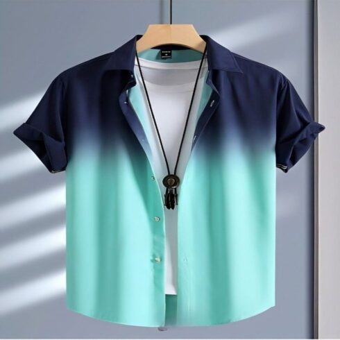 Fade Into Calm Button-Up Shirt cover image.