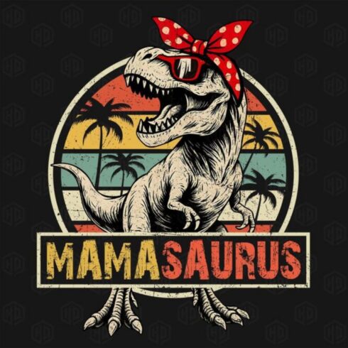 Cool Mom T-Rex – Funny Mothers Day Dinosaur Shirt cover image.