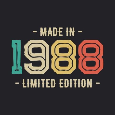 Made in 1988 Limited Edition" cover image.