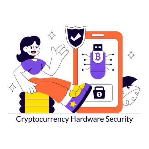 10 Cryptocurrency Hardware Security Illustration cover image.