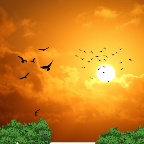 Dramatic evening scene cover image.