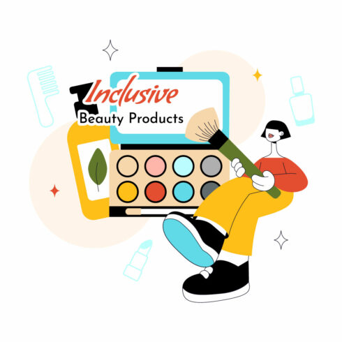 10 Inclusive Beauty Products Illustration cover image.