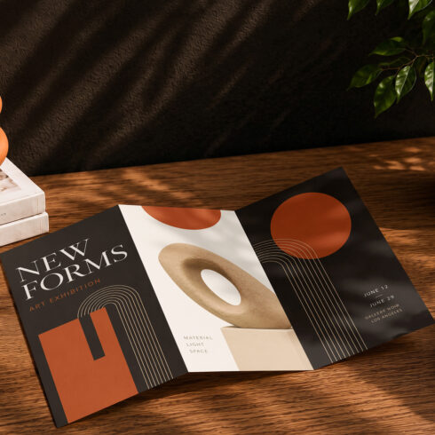 US Tri-Fold Flyer Mockup cover image.