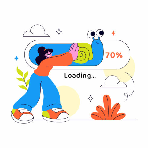 10 Loading Vector Illustration cover image.