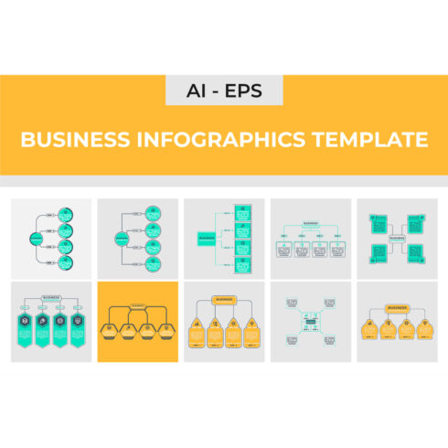 Business Infographics Template Design cover image.