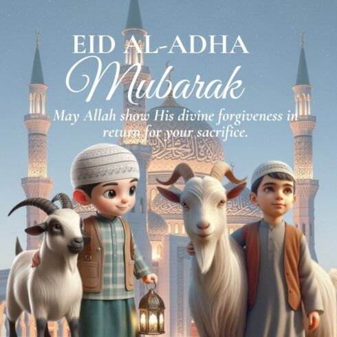 Eid-Al-Adha T-Shirt design cover image.