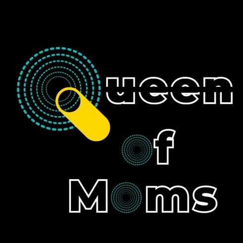 Queen of Moms Mothers Day Gifts T-Shirt cover image.