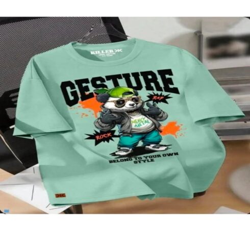 Gesture Panda Streetwear Tee cover image.