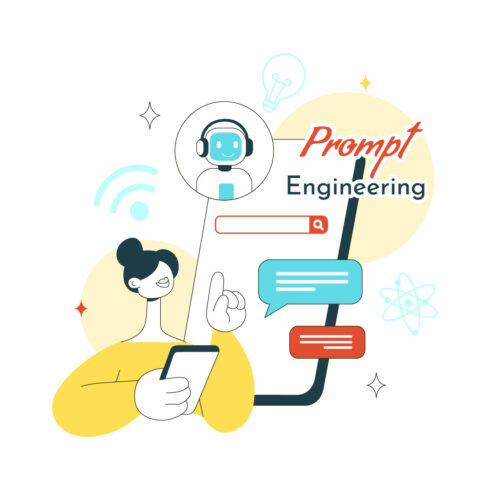 10 Prompt Engineering Illustration cover image.