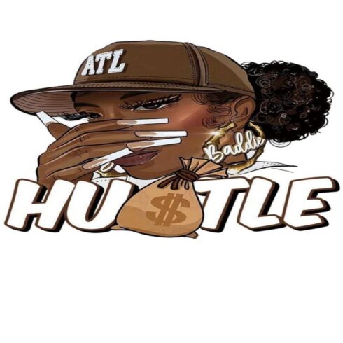 Hustle Baddie – ATL Girl Money Mindset Graphic Tee" cover image.