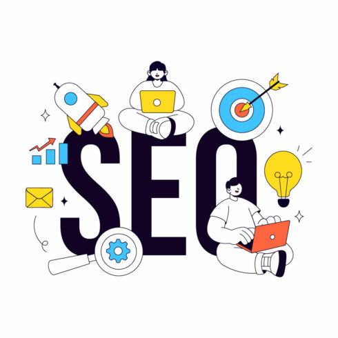 10 Search Engine Optimization Illustration cover image.