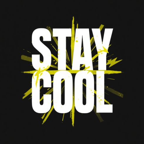 Minimal Stay Cool Streetwear T-Shirt cover image.