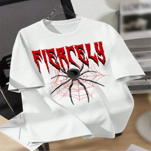 FIERCELY Spider Web Graphic Tee cover image.