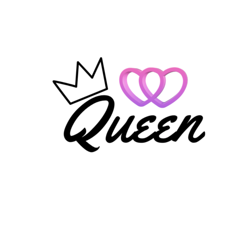 Queen of Hearts T-Shirt Design cover image.