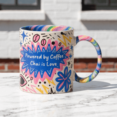 Vibrant Café Mood Mug Mockup Duo cover image.