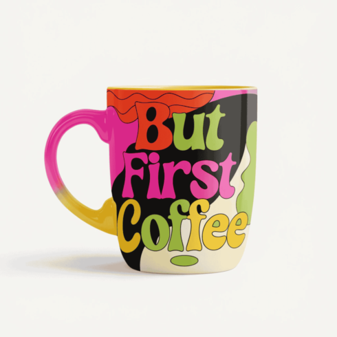 Modern Multicolor Coffee Mug Pair cover image.