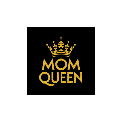 Strong Mom Queen – Premium Mother’s Day T-Shirt Design cover image.