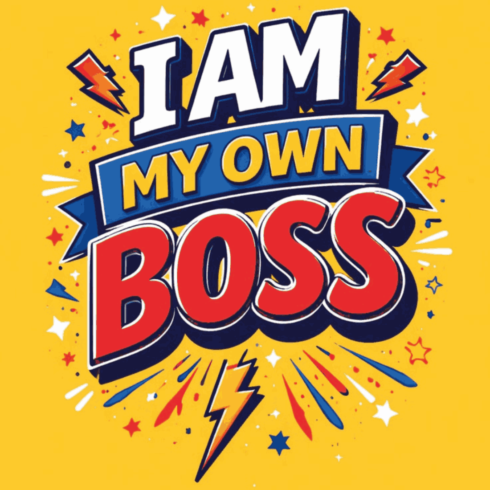 My Own Boss Retro Cartoon cover image.